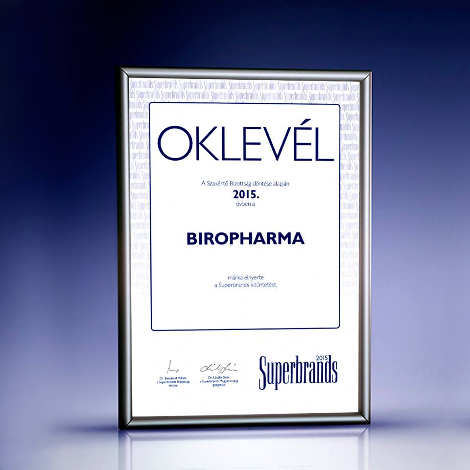 Biropharma award